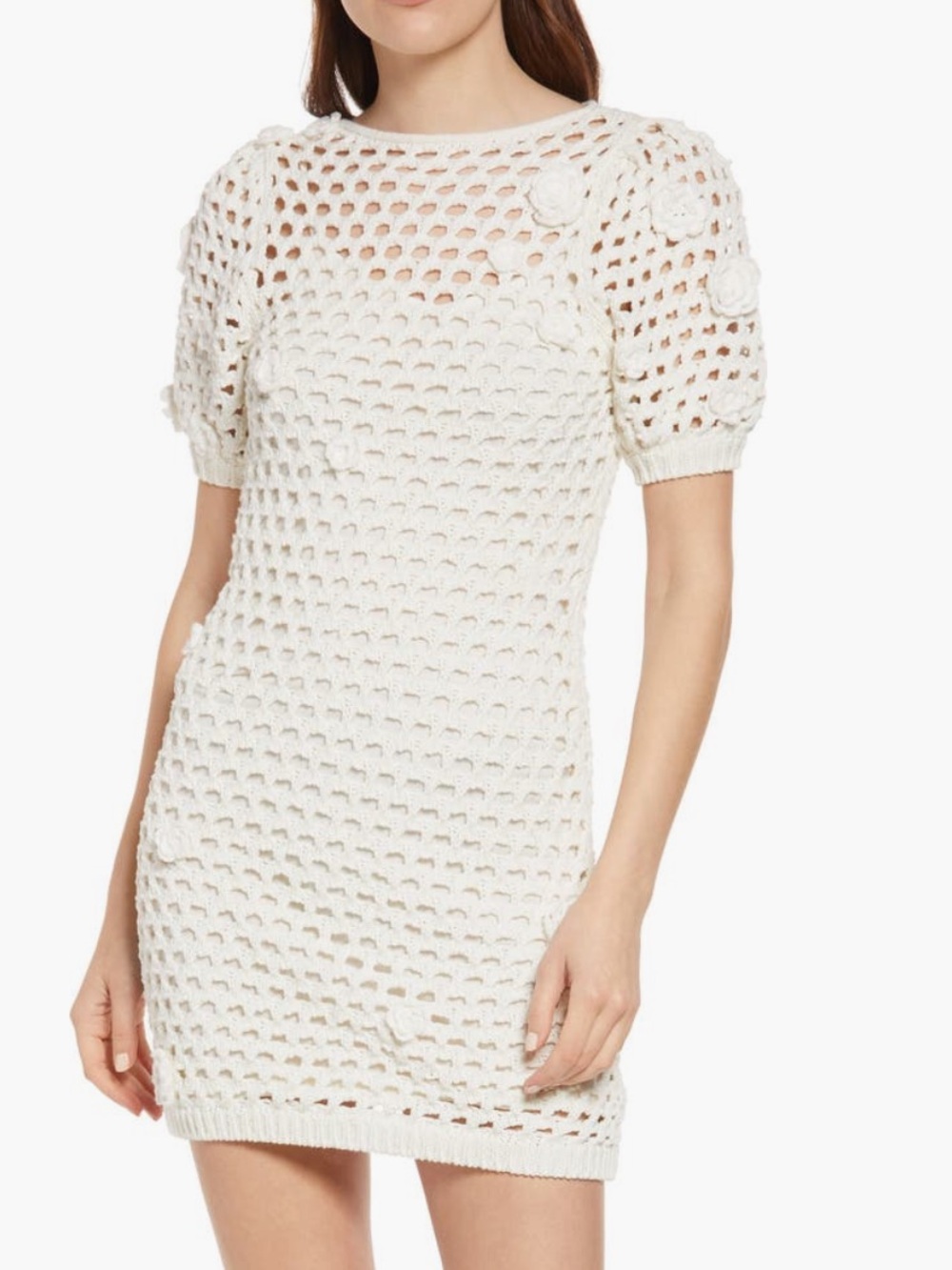 Something Navy Crochet Dress